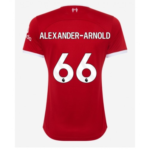 Ženski Nogometni dresi Liverpool Alexander-Arnold #66 Domači 2023-24 Kratek Rokav